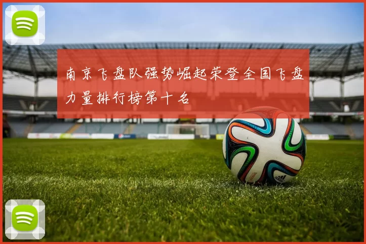 南京飞盘队强势崛起荣登全国飞盘力量排行榜第十名